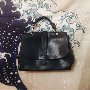 Leather briefcase like bag